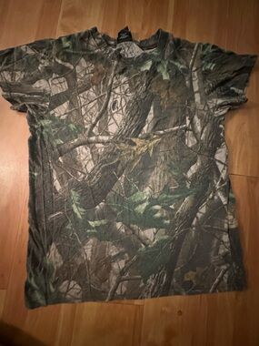 RedHead Camo t shirt in Green and Brown